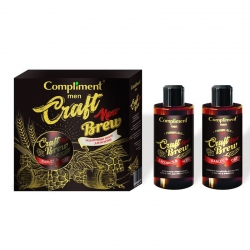 ПН/МУЖ. Тимекс Compliment MEN Craft Brew №1780 (Шампунь 320мл + Ср-во д/лица,тела 320мл)