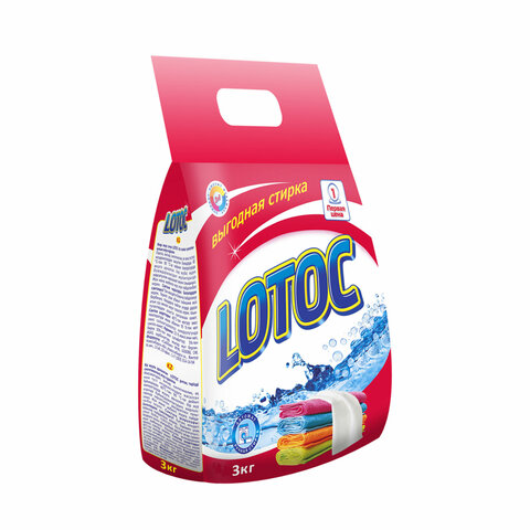 Стир.порошок LOTOC авт. 3кг Универсал