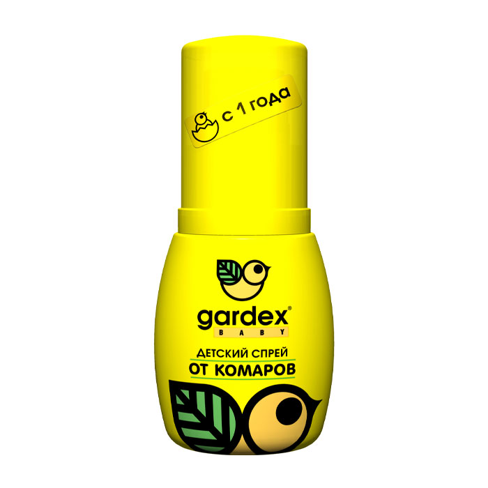 Спрей от комаров Gardex Baby 50мл. для детей с 1 года 0103