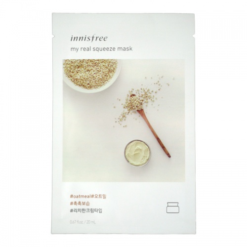 Маска д/лица Innisfree My Real Squeeze Mask Oatmeal овес