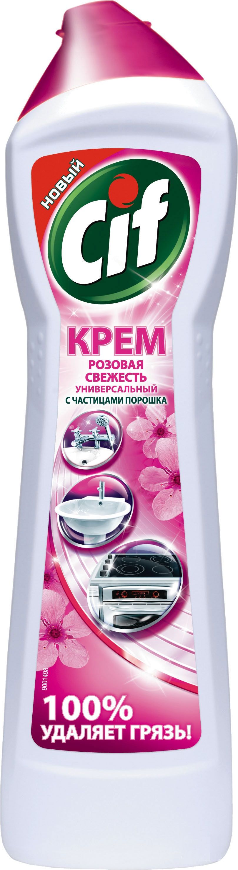 Ср-во Cif 500мл. чист.крем Розовая свежесть (16)