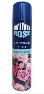 Освежитель воздуха WindRose 300мл. Цветочный блюз (12)