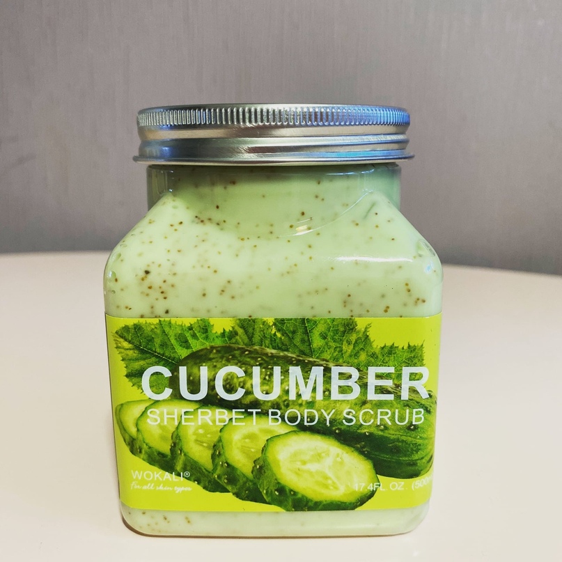 Скраб Wokali 500мл. д/тела Cucumber 6772