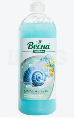Мыло жидк. Весна 850мл. Морские минералы и соевое молочко Ассорти 5237 (8)