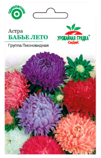Семена Астра Бабье лето (пионовидная смесь) Седек (уп.10)