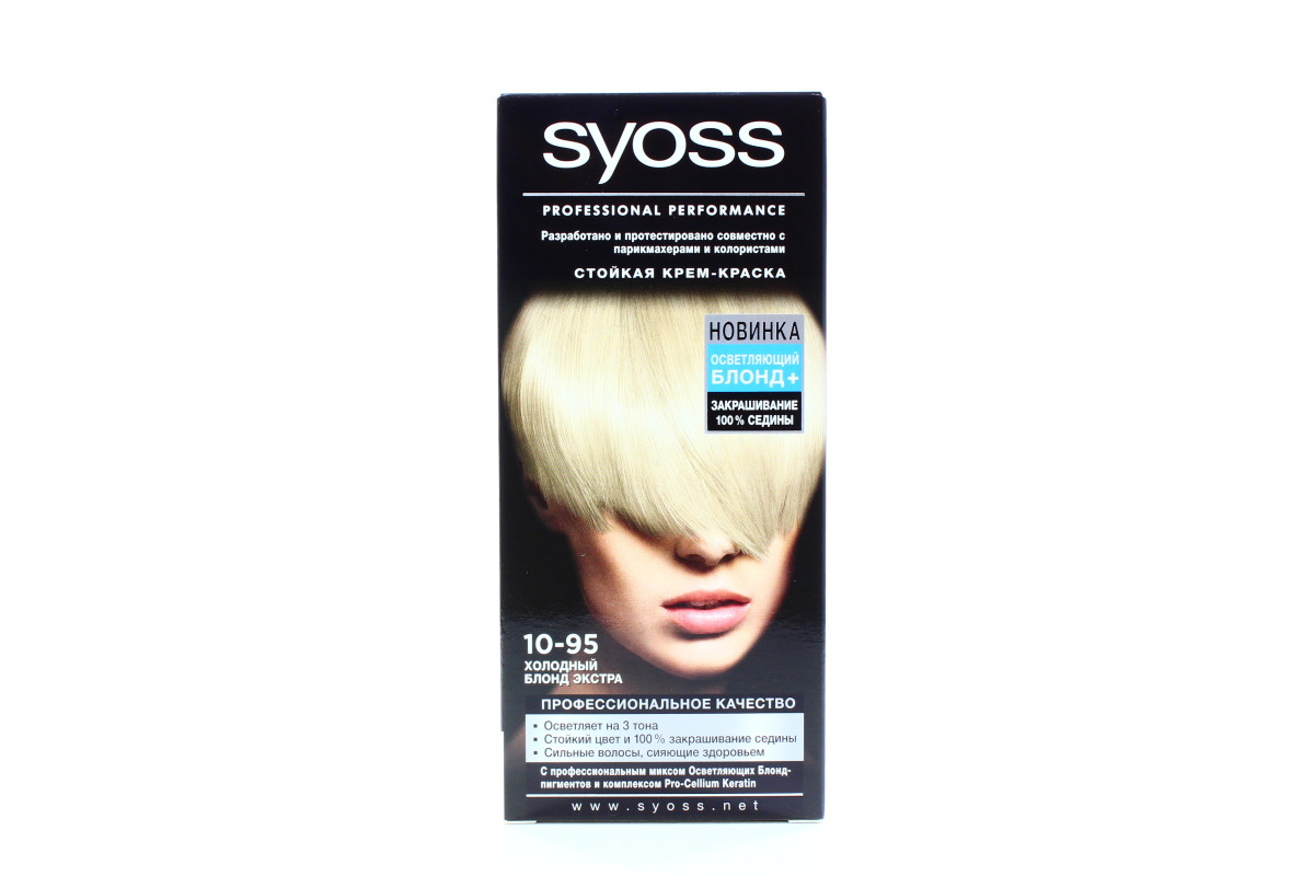 Краска д/волос Syoss 10-95 Холодный  блонд экстра