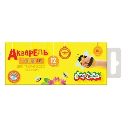 Краски акварель 12цв. Каляка-Маляка карт.уп. б/к (60)