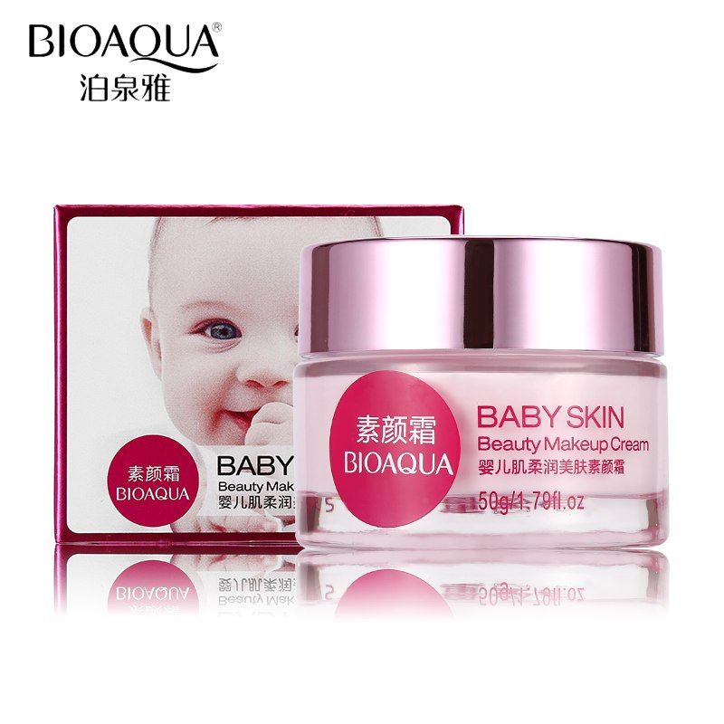 Крем Bioaqua 50г. д/лица дневной Baby Skin Beauty Makeup Cream**