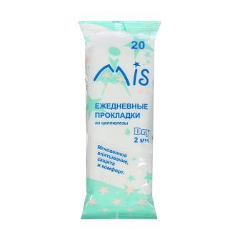 Прокладки Mis ежедн. драй 20шт. драй 2мм 582 (54)