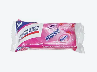 Освежитель для унитаза  Свежинка 30г. зап.блок Цветы (24)