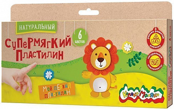 Пластилин 6цв. Каляка-Маляка 180г.
