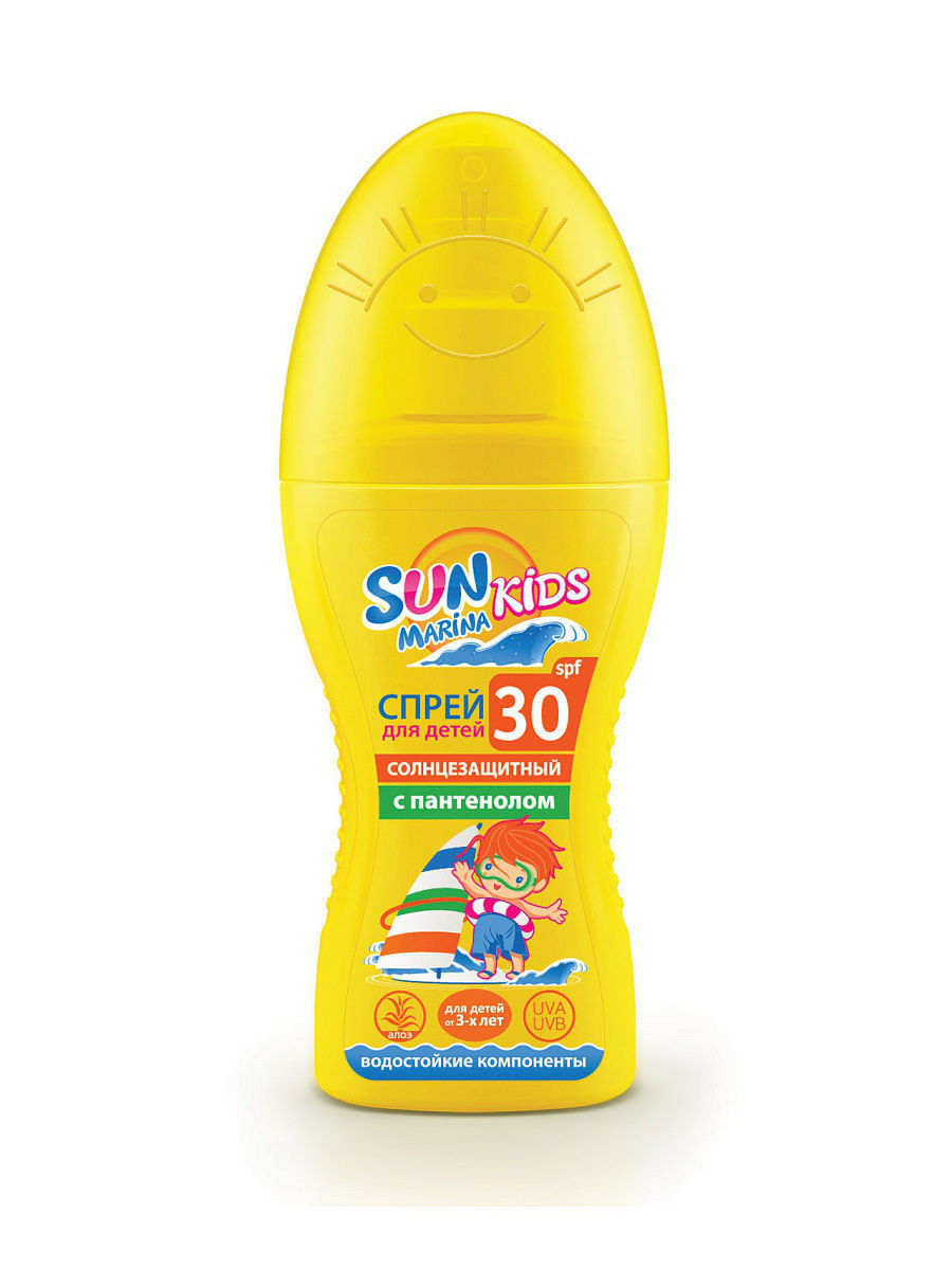 Спрей для загара Sun Marina Kids 150мл. Для детей SPF-50+