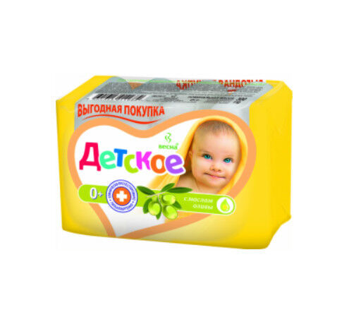 Мыло Весна 4*75г. Детское С маслом оливы 6098 (24)