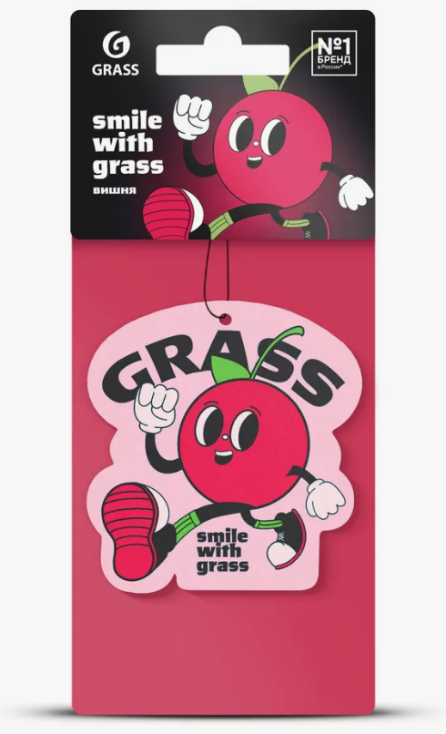 Ароматизатор автомобильный Grass Smile Вишня