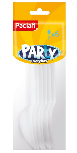 Набор одн. посуды Paclan ложки Party Every Day 6шт. (75)