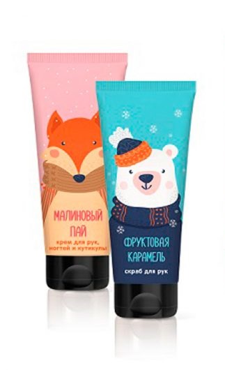 Крем Candy Collection 60мл. д/рук, ногтей и кутикулы Малиновый пай
