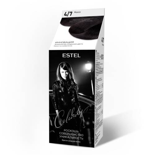 Краска д/волос Estel Celebrity 4/7 Мокко