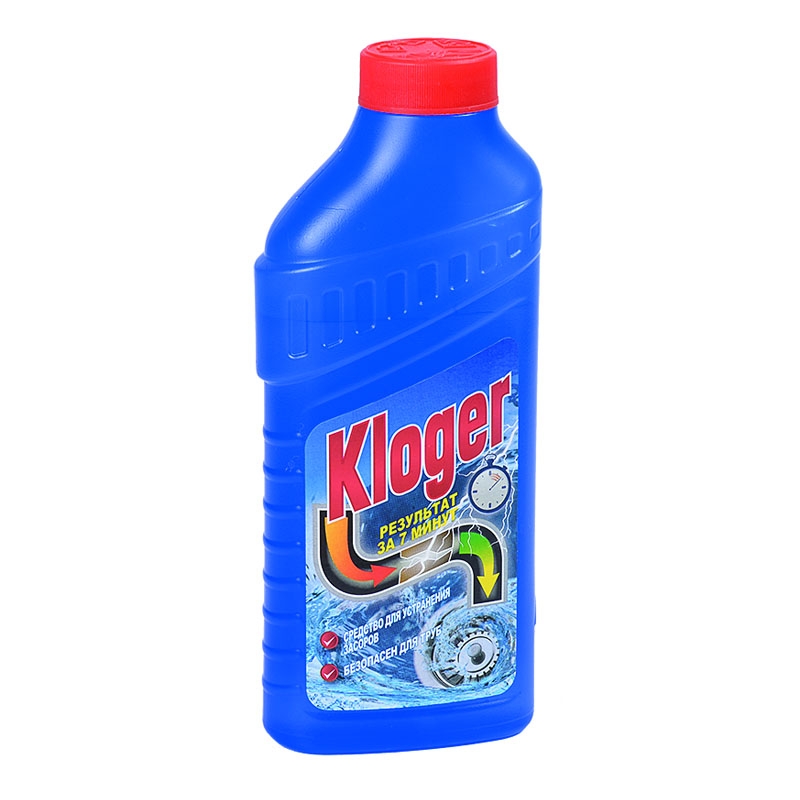 Ср-во Kloger 500мл. для чистки труб