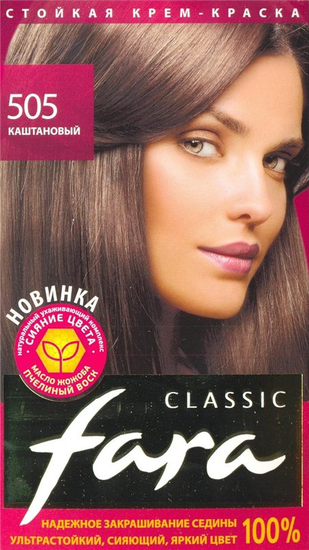 Краска д/волос ФАРА Классик 505 Каштановый (6)