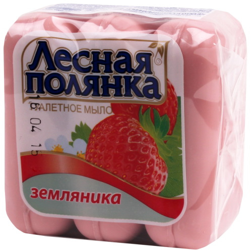 Мыло Лесная полянка 3*90г. Земляника