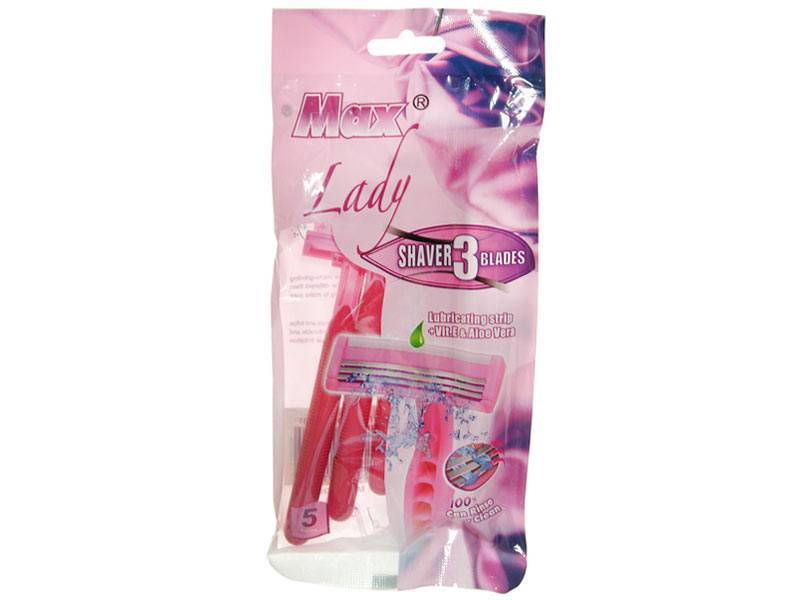 Станки MAX LADY одноразовые 5шт.