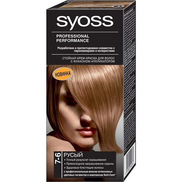 Краска д/волос Syoss 7-6 Русый (12)