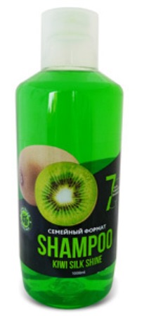 Шампунь Сила 7эл. природы 1л. KIWI SILK SHINE экстракт киви
