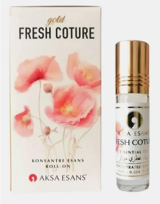 Духи маслянные AKSA 6мл. жен. ролик Fresh coture (уп.6)
