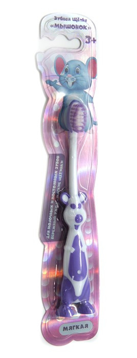 Зубная щетка Vilsen brush Мышонок мягкая (уп 12шт)