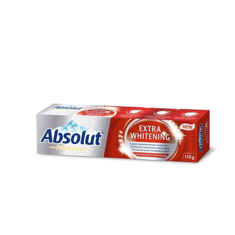 Зубн.паста Абсолют 110г. Professional Extra Whitening 8115 (24)