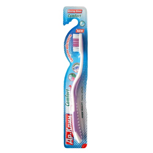 Зубная щетка Dr Clean Комфорт Медиум 3663(уп12шт)
