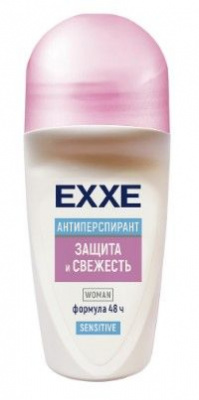 Дез. шарик Exxe 50мл. жен. Защита и свежесть Sensitive (12)