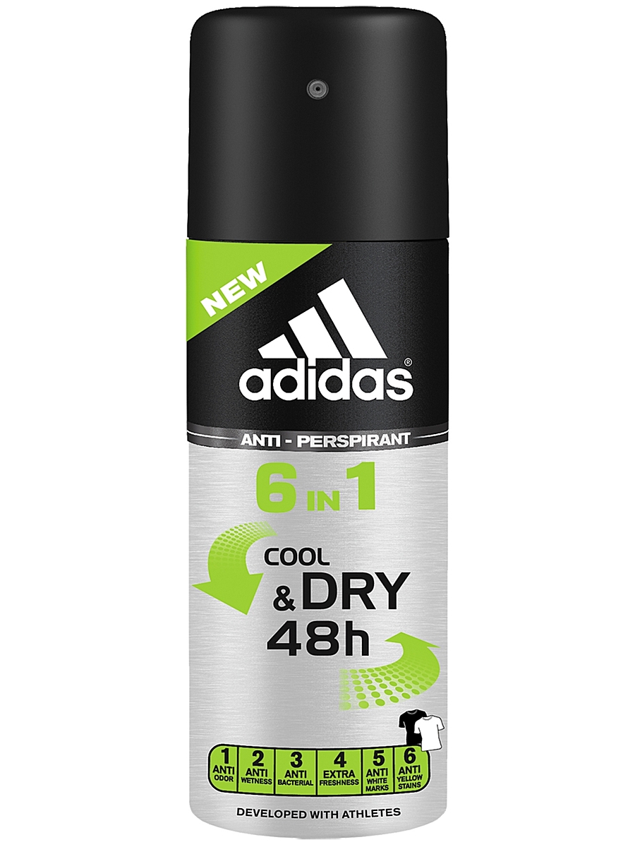 Дез. спрей Adidas 150мл. муж. 6в1 Cool Dry