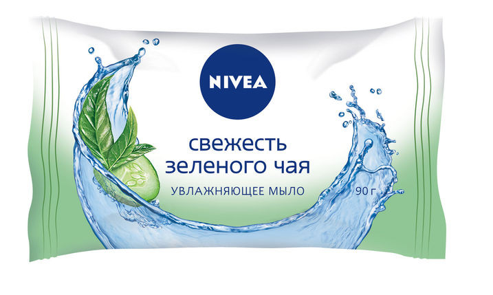Мыло Нивея 90г. Свежесть зеленого чая (36)