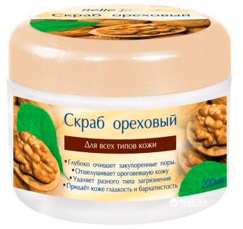 Скраб Belle Jardin 200мл. Ореховый д/вс.тип. к. идеал.гладк. и бархат.