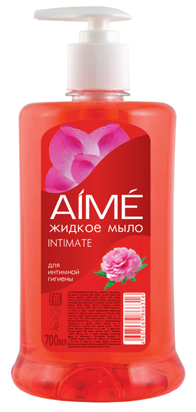 Мыло жидк. Aime 700мл. Интим intimate дозатор