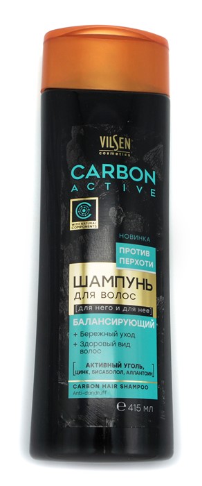 Шампунь Вилсен 415мл. Carbon Active Против перхоти