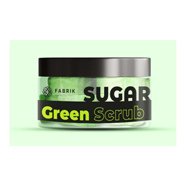 Скраб Fabrik cosmetology 200г. сахарный Sugar Green Scrub