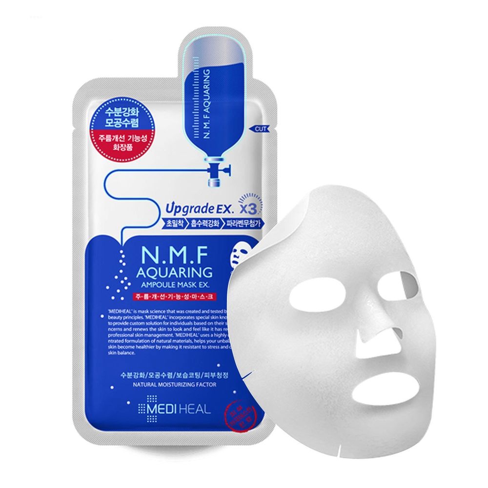 Маска д/лица MEDIHEAL N.M.F Aquaring Ampoule Mask EX