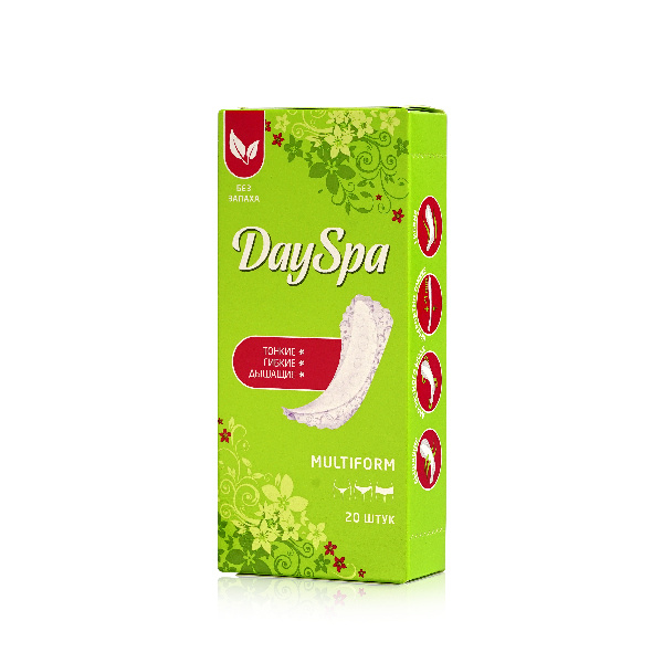 Прокладки DAY SPA ежедн. мультиформ Без запаха 20шт.