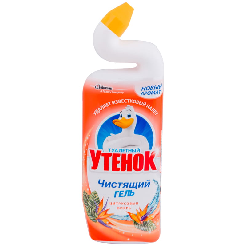 Ср-во Туалетный утенок 750мл. д/туалета Цитрусовый вихрь