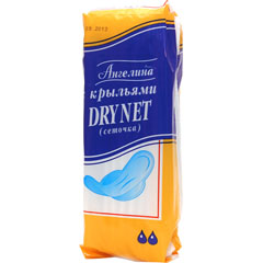 Прокладки Ангелина драйнет с крыл. 8шт. DAPN 1255