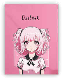 Дневник Mazari 40л. 7бц Девушка Pink