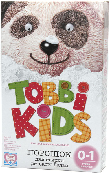 Стир.порошок Tobbi kids  авт. 400г. 0-1 (24)