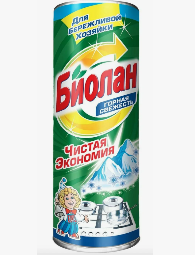 Ср-во Биолан 400г. чист.порошок Горная свежесть (24)