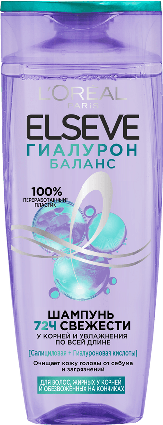 Шампунь Loreal Elseve 400мл. Гиалурон Увлажн. (12)