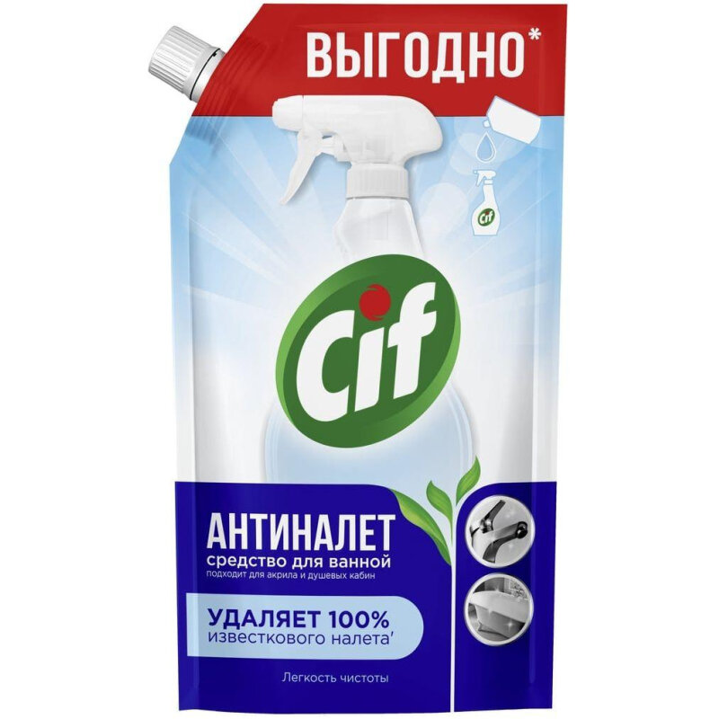 Ср-во Cif 500мл. д/ванн дой-пак