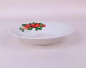 Тарелка керам. 20см. 500мл. суповая Клубника MC-004
