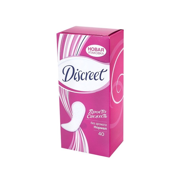 Прокладки DISCREET ежедн. 40шт. Normal Single