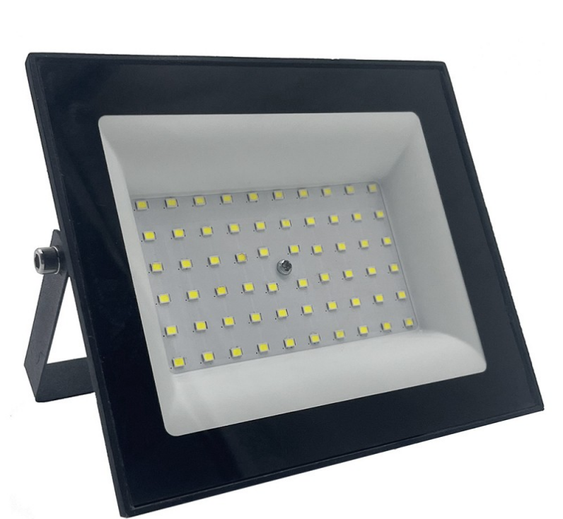 Прожектор св/д Saffit 100W(8000lm) 6500K 6K 156*131*28мм черный IP65 SFL51-100